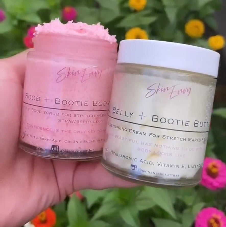 bootie and boobie butter, for stretch marks and cellulite