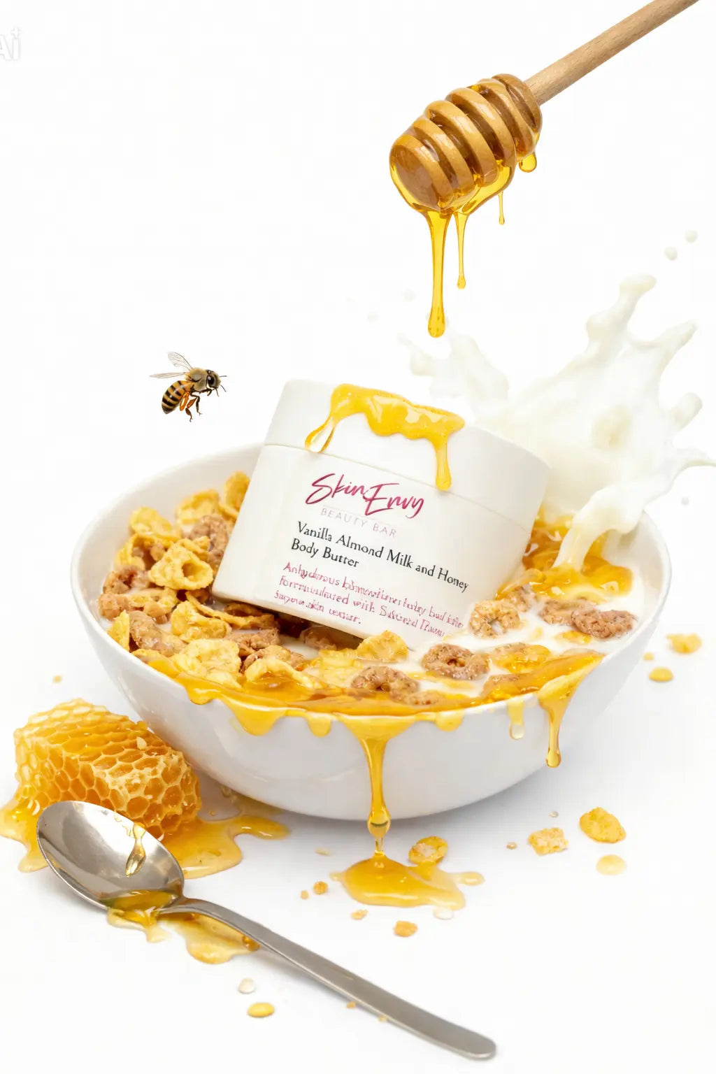 Vanilla Almond Milk & Honey Body Butter – Long-Lasting Deep Moisture Skin Envy Beauty Bar