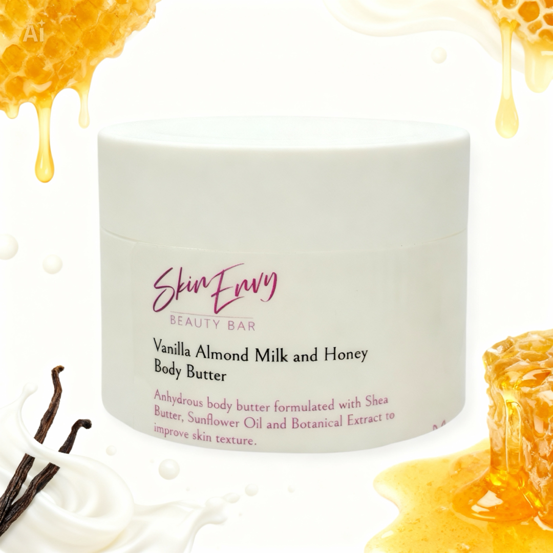 Vanilla Almond Milk and Honey Body Butter - Skin Envy Beauty Bar