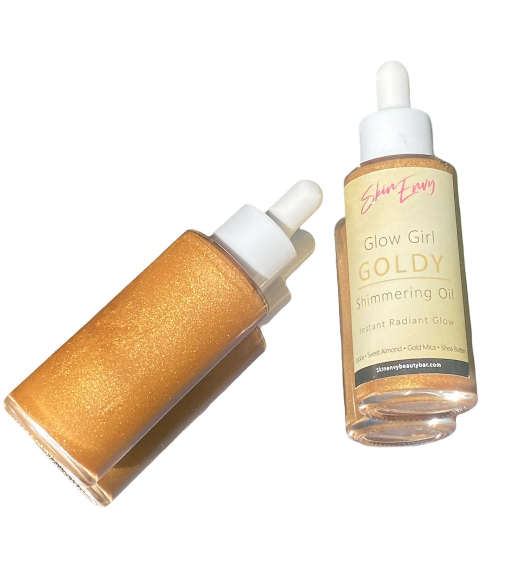 shimmering body oil, body shimmer lotion, insta skincare