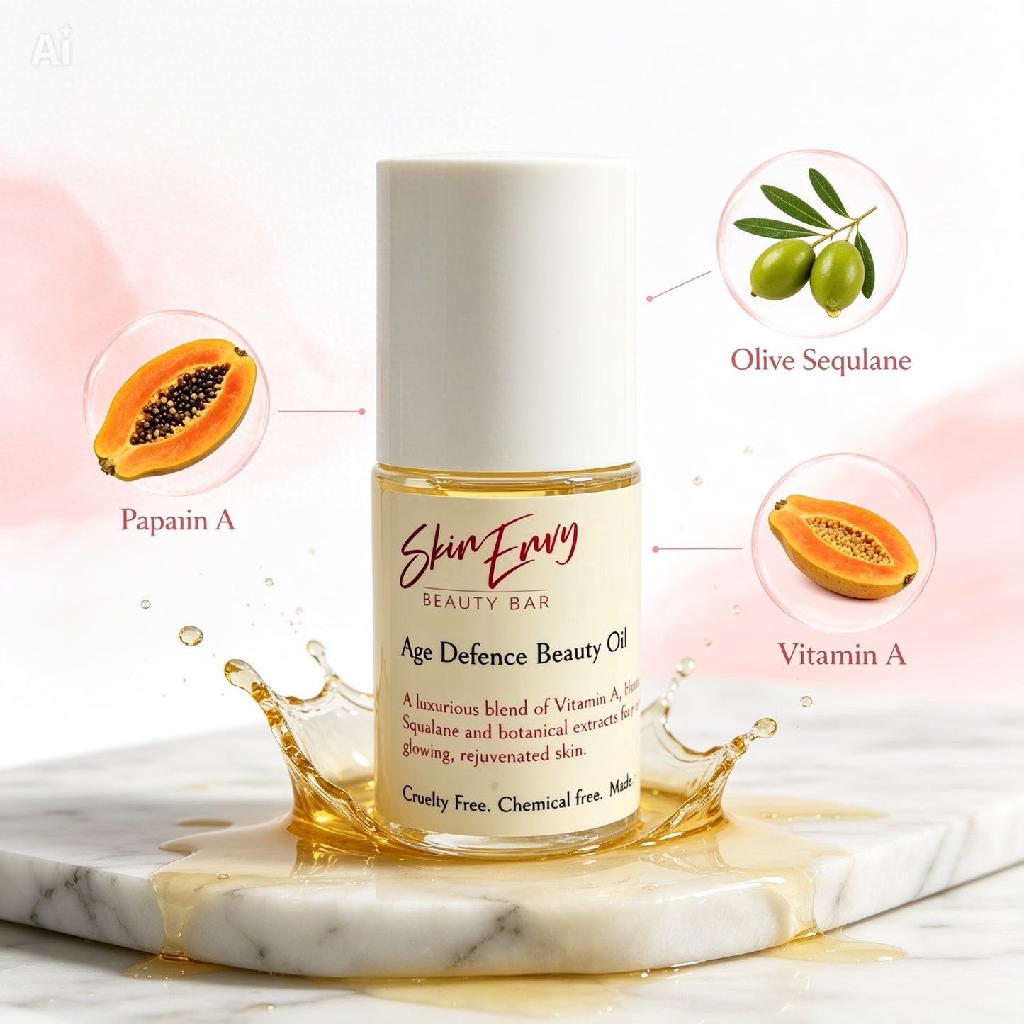 Age Defence Beauty Oil – Retinol Alternative Anti-Aging Serum