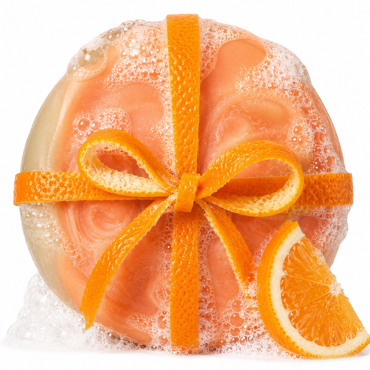 Moisturizing Orange Peel Facial Cleansing Bar – For Dry, Dull & Sensitive Skin