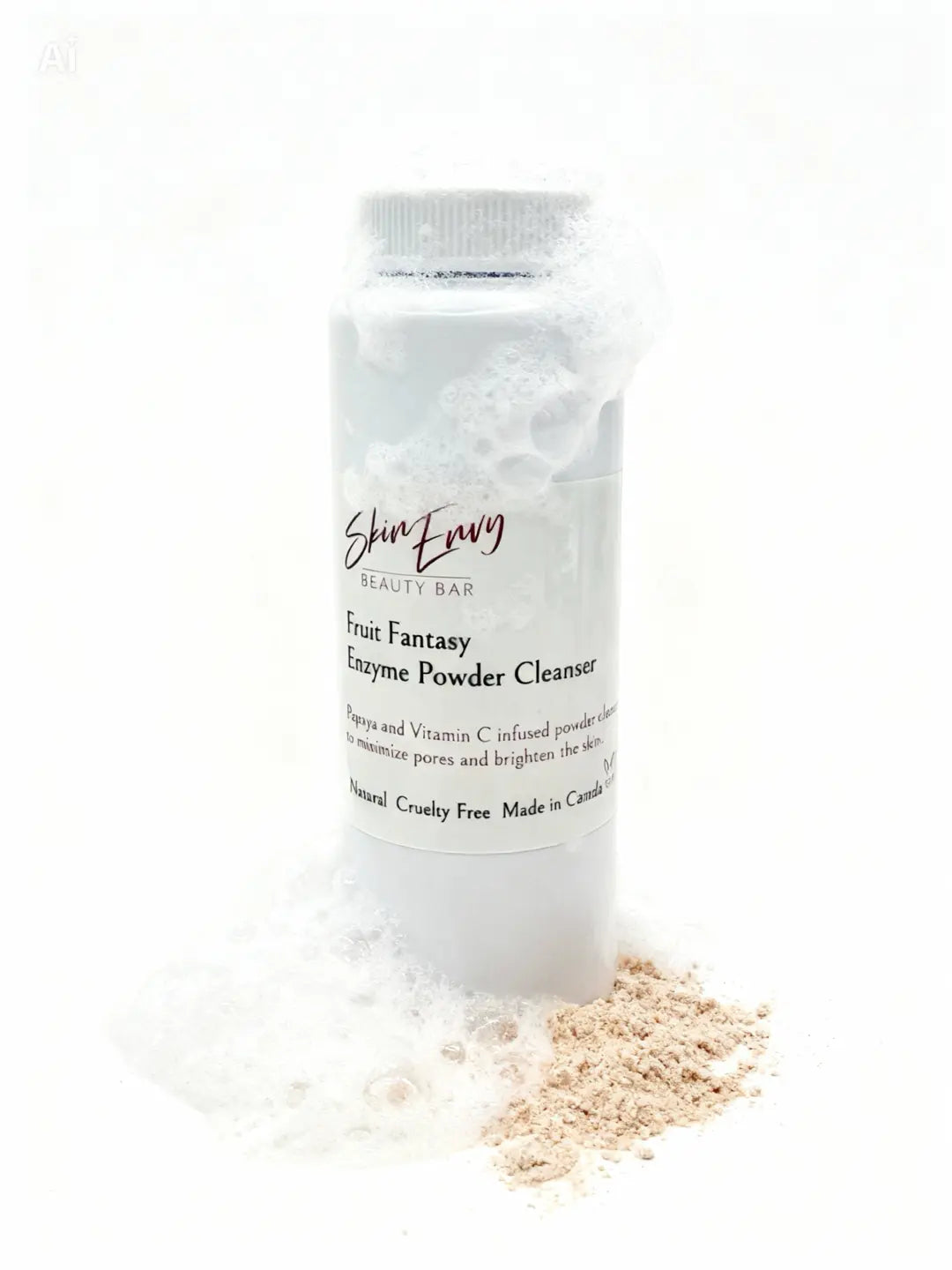 Fruit Fantasy Enzyme Powder Cleanser for exfoliation white background.